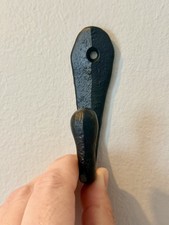 Rustic Wall Hook Primitive Cast Iron Metal Coat Towel Hat Hanger Cups Pans Hook