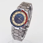 RARE Slava quartz pepsi wristwatch USSR Soviet military style diver rare 3056A