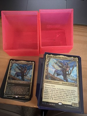 MTG Creative Energy Commander Deck MH3 Complete 100 Cards Sleeved + Deck Box
