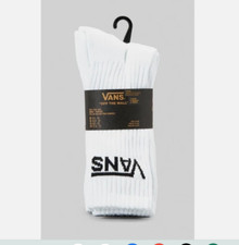 Vans 3 Pair Pack Classic "Off the Wall" Cotton Crew Socks 6.5-9   9.5-13