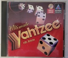 Ultimate Yahtzee PC CD-ROM Video Game Hasbro Interactive Windows 3.1/95 1996