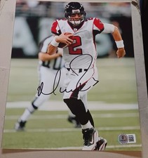 FOTO 8X10 FIRMADA AUTOGRAFIADA DE LOS HALCONES DE ATLANTA DE MATT RYAN CERTIFICADO DE AUTENTICIDAD #BR94865