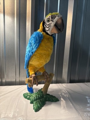 Hasbro FurReal Friends Squawkers McCaw Parrot Tested Working, No Remote