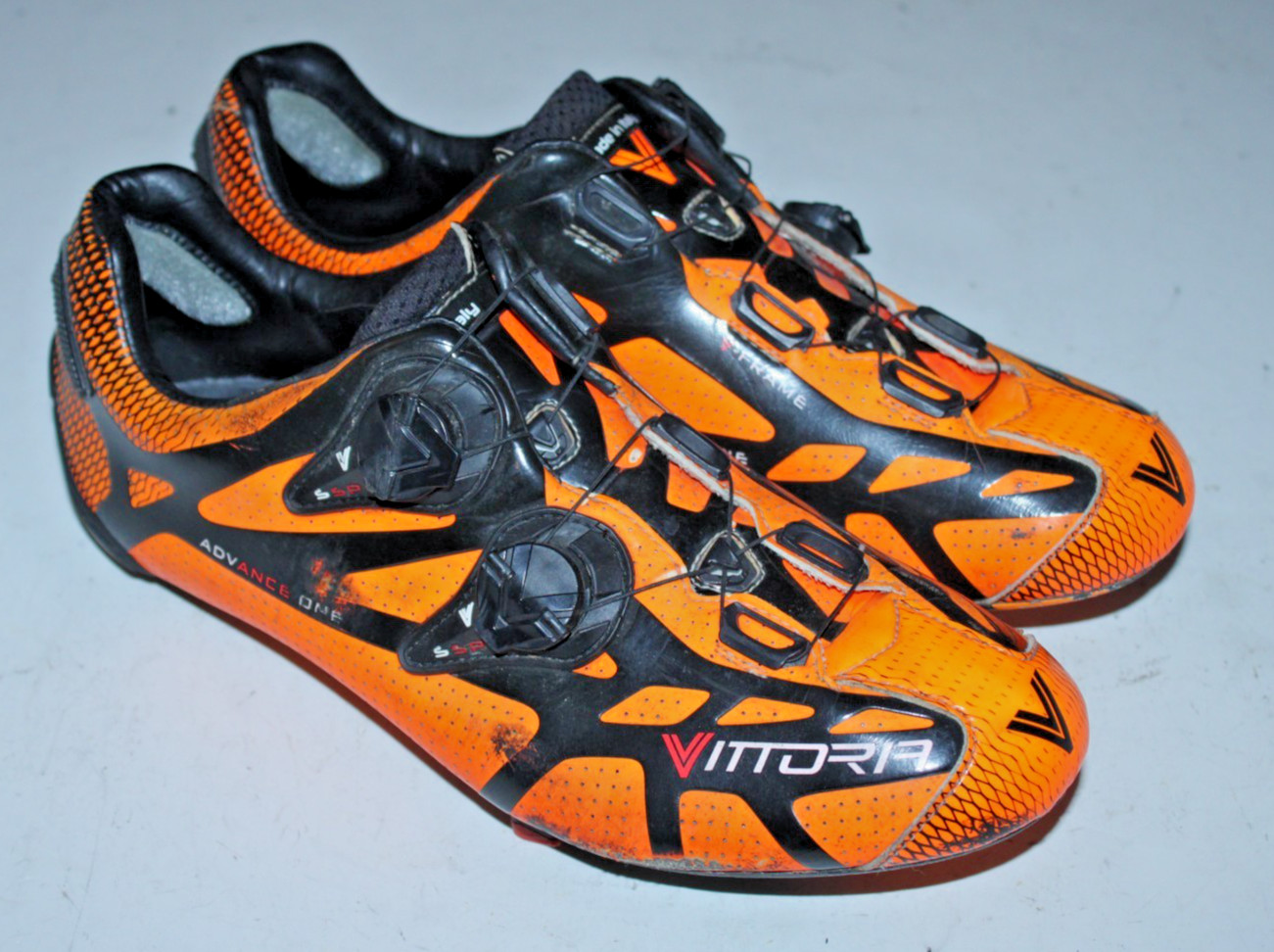 Vittoria Advance One Men's Carbon Cycling Shoe US10 EU43 UK9 3-Hole SPD BOA Race