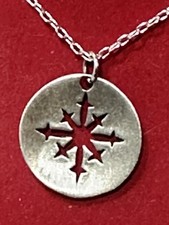 Sterling Silver Snowflake Holiday Pendant Necklace