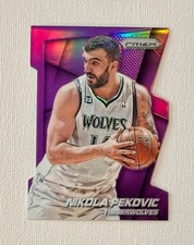 2014-15 Panini Prizm Nikola Pekovic #70 Purple Die-Cut SP Numbered /139 WOLVES