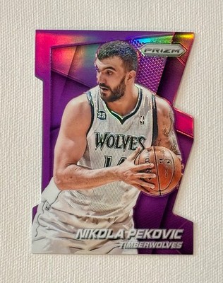 2014-15 Panini Prizm /139 Nikola Pekovic #70 Purple Die-Cut SP Numbered WOLVES