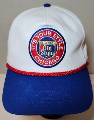 Old Style Chicago Cubs Hat Snapback White American Needle 