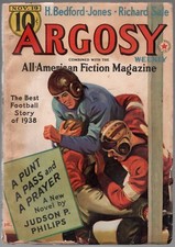 Argosy November 19 1938 Best Football Story A. Merrit Bedford-Jones Belarski cvr