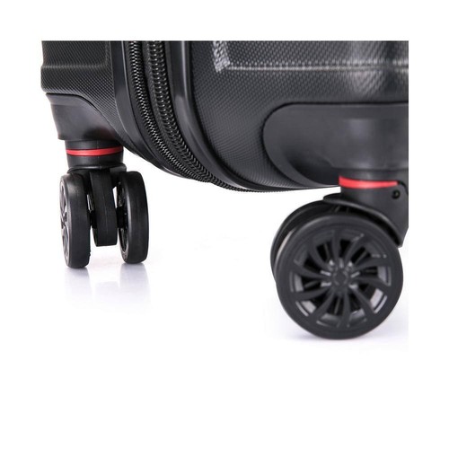 DUKAP Suitcases 20"/26"/ 30" Lightweight Hardside Spinner Black (3 pc-set) - Picture 4 of 7