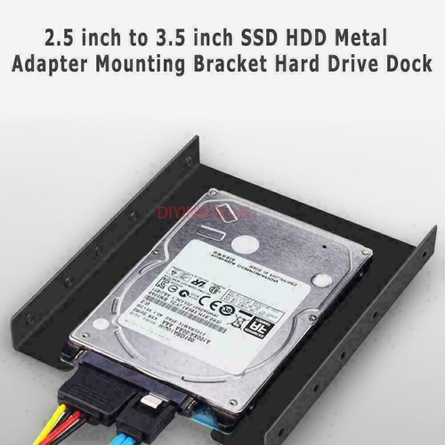 3-pack 2.5" to 3.5" Bay SSD Metal Hard Drive HDD Mounting Bracket Adapter Tray - Picture 11 of 11