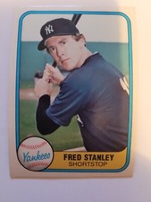 1981 FLEER FRED STANLEY #100 NM
