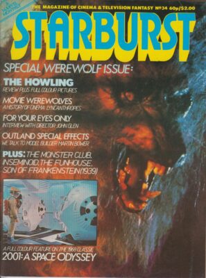 STARBURST Nr.34 Vol 3 No.10  THE HOWLING  WEREWOLVES  OUTLAND  2001: A SPACE ODY