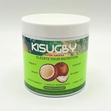 KISUGBY Super Greens Powder COCONUT FLAVOR 30 Serving Digestive Health 04/26