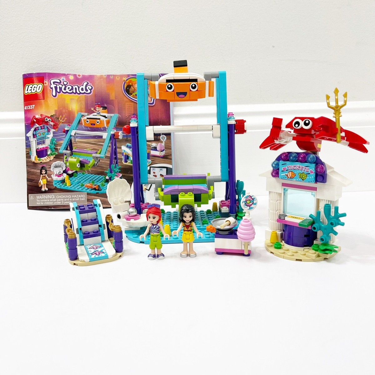 LEGO Friends 41337 Underwater Loop Amusement Complete Set w/ Manual