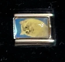 Cat Wholesale Italian Charm Photo Enamel Link 9MM K2016 - 2 Style B