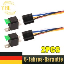 12V Sicherungsrelais 30A Flachsicherung 5-Pin KFZ Relais Sicherung mit Kabel