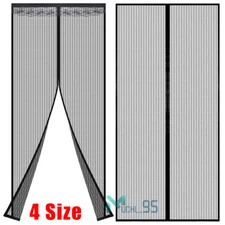 NEW Magnetic Screen Door Mesh Patio Door Net Anti-Scratch Anti Bugs Fly Curtain