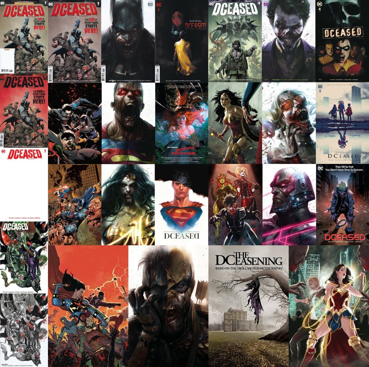 DCEASED 1-2-3-4-5-6 ALL Variants Mix n' Match 27 GOOD DAY UPDATED Daily 505