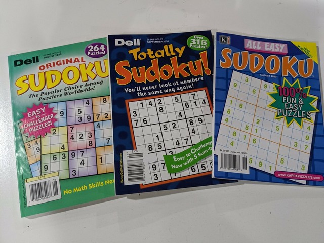 Dell Totally SUDOKU Original SUDOKU Kappa All Easy SUDOKU Books EBay