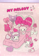 Sanrio Kuromi My Melody Sweet Piano Letter Set Sticker / Made in Japan 2021