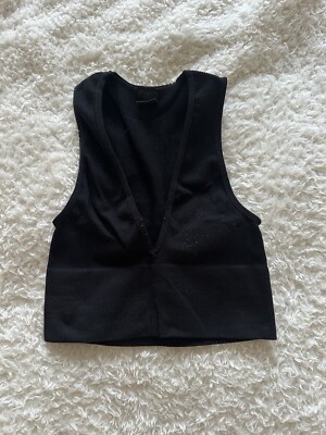 Urban Outfitters Josie Ribbed Crop Top UK