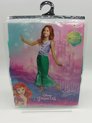 Ariel - Meerjungfrau Kostüm Mädchen - Halloween - Fasching - Disguise - Gr. 5-6