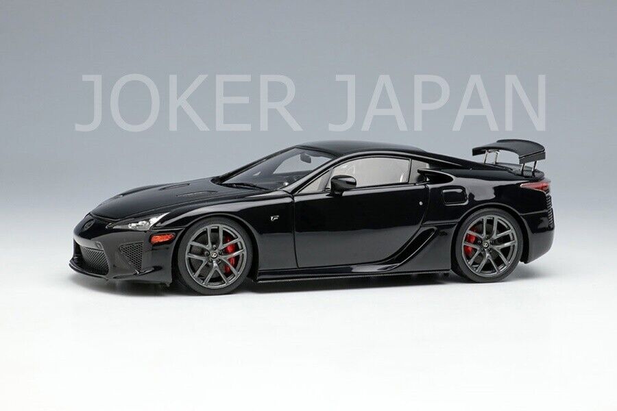100%本物 Lexus 1/43 EIDOLON Up Make LFA Black up Wing Rear 2010 BBR