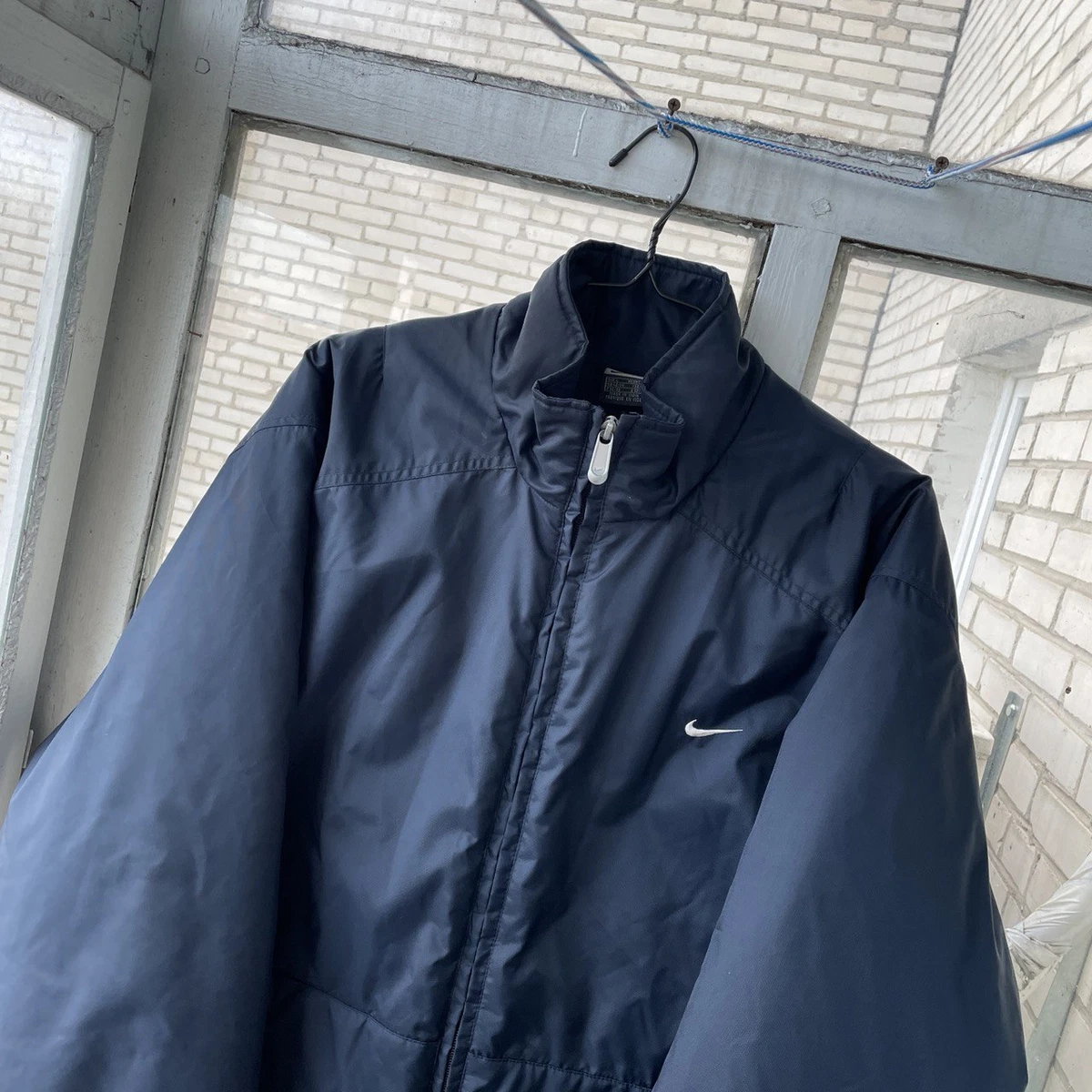 Nike vintage jacket swoosh y2k drill style size L