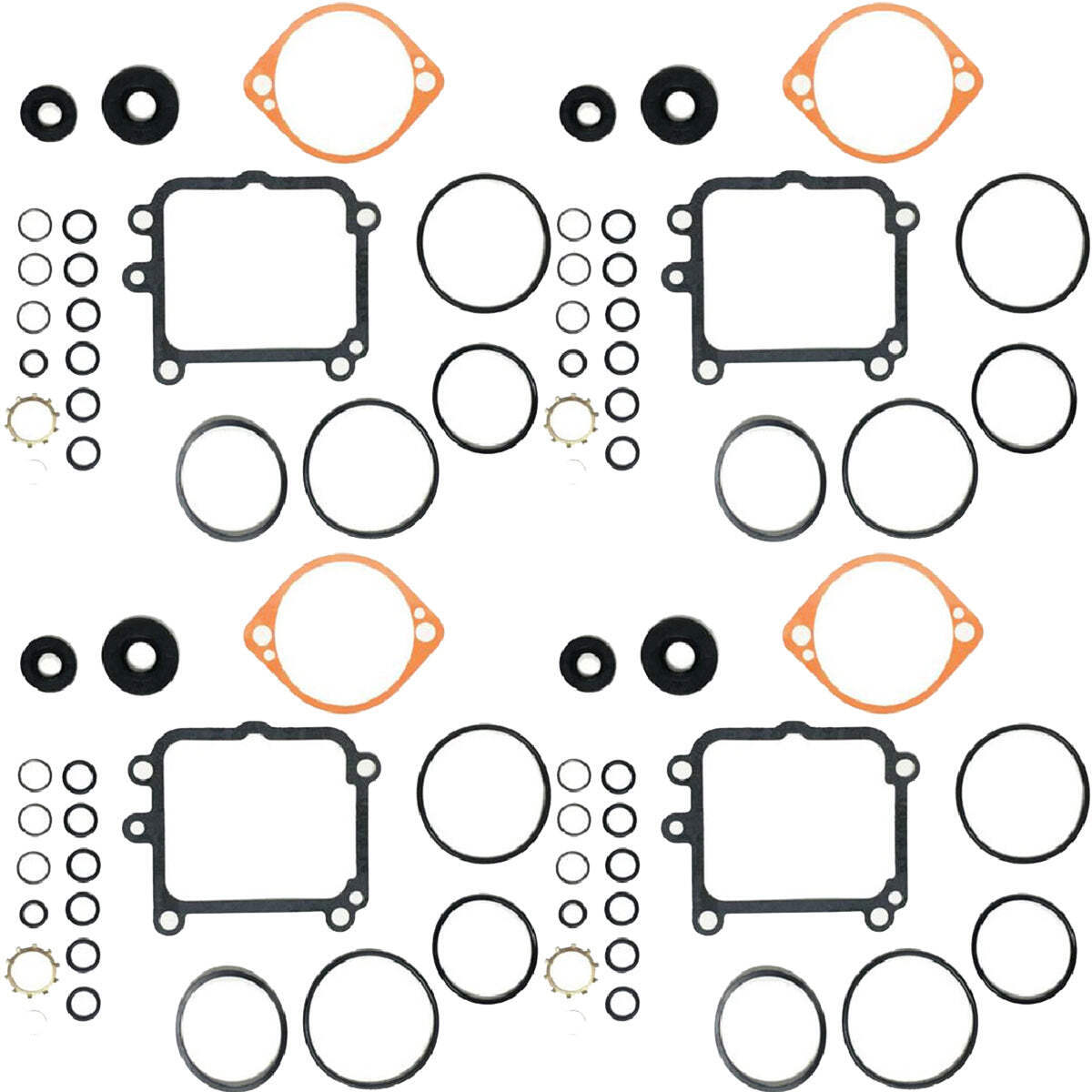4PK Hydro Pump Seal Kit Hydro-Gear 2513018 BDP-10L for Toro Exmark