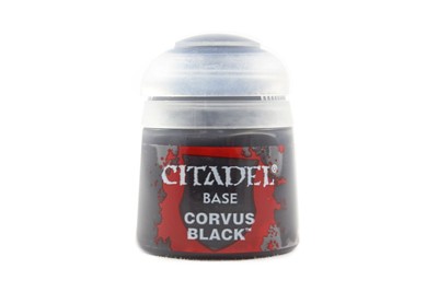 Base Corvus Black 12ml Citadel Farben Games Workshop Malen Acrylfarbe NEU/OVP
