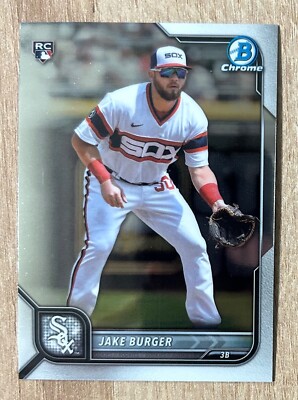 Jake Burger RC 2022 Bowman Chrome #47 White Sox Marlins
