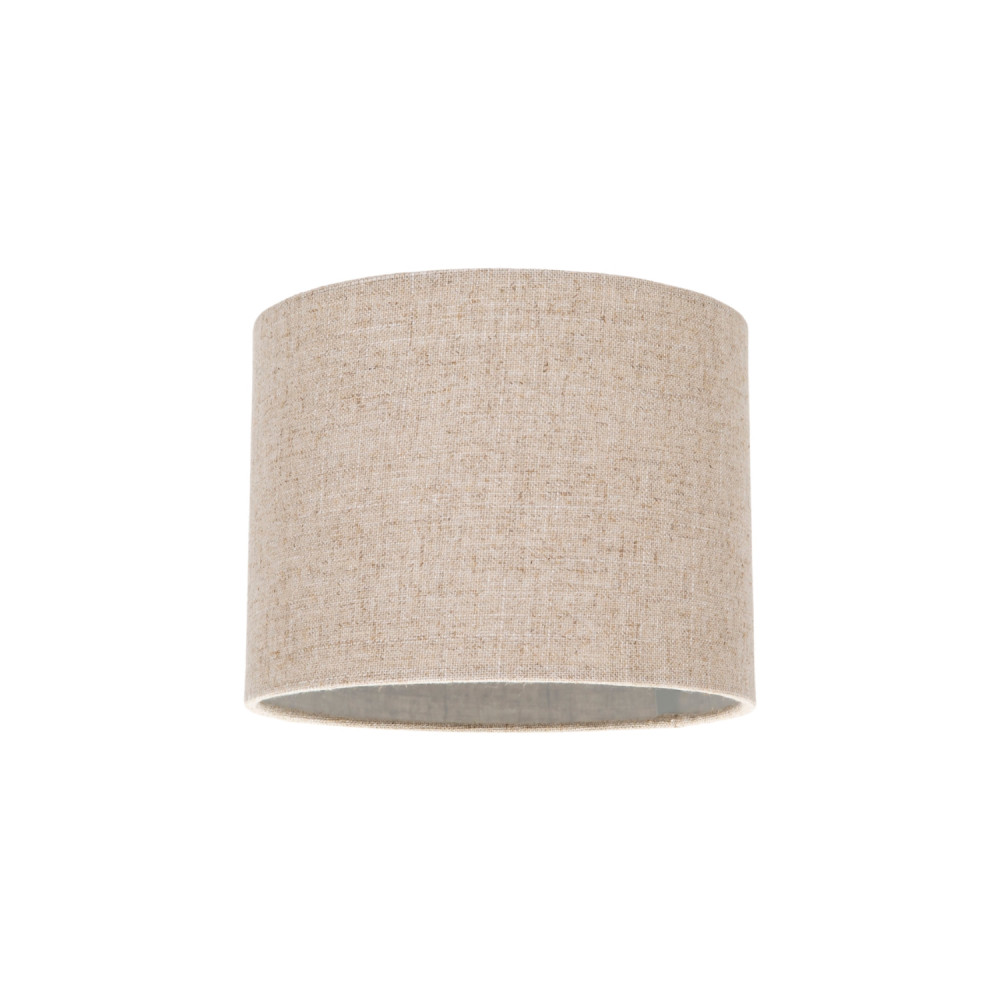 Contemporary and Stylish Natural Linen 8"" Lamp Shade in Oatmeal - 20cm Diamet...