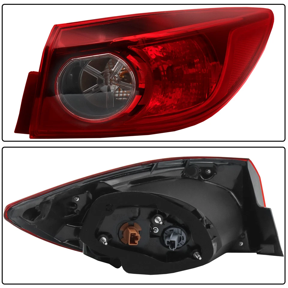 Reemplazo de lámpara de luz trasera exterior lado derecho para Mazda 3 2014-2018 sedán Foto 4 de 4