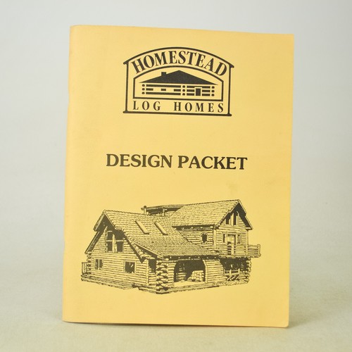 Homestead Log Homes Design Packet Log Cabin Architecture Designs Vintage Catalog