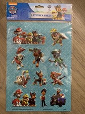 Paw Patrol 3D Puffy Stickers Sticker Sheet Nickelodeon NEW