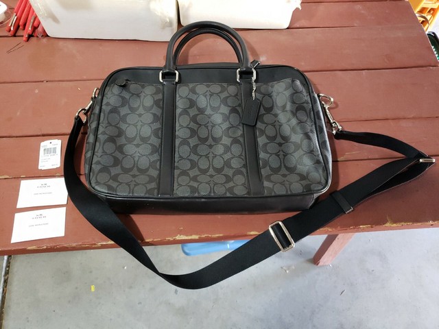 coach briefcase bag