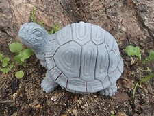 Latex turtle mold plaster concrete cement tortoise rubber mould  4.5"L x 2.75"H