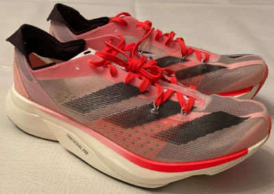 Womens 7.5 Adidas Adizero Adios Pro 3 Pink White Running Shoes ID3612 NoLid New