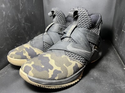 Nike Lebron Soldier XII SFG Mens Basketball Shoes Camo AO4054 001 Size 10  (Z6)