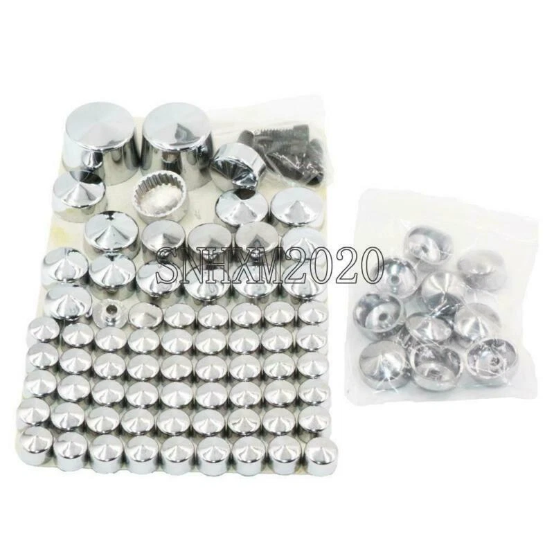 Cubierta de tapa de perno cromada para motocicleta Harley-Davidson Softail 2007-2016 2015 2014 Foto 2 de 4