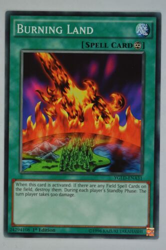 Yugioh Burning Land YGLD-ENA31 Common 1st Edition - Picture 1 of 1