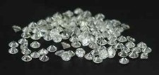 Natural Loose Diamonds Round 100 Pcs I1 I3 Clarity G H White Color 100 Real