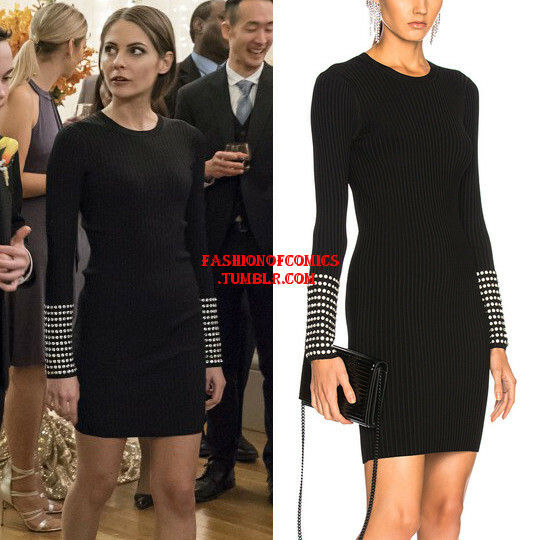 NWT Alexander Wang Crystal Cuff Sleeve Dress in Black Ribbed Knit $850 |  eBay