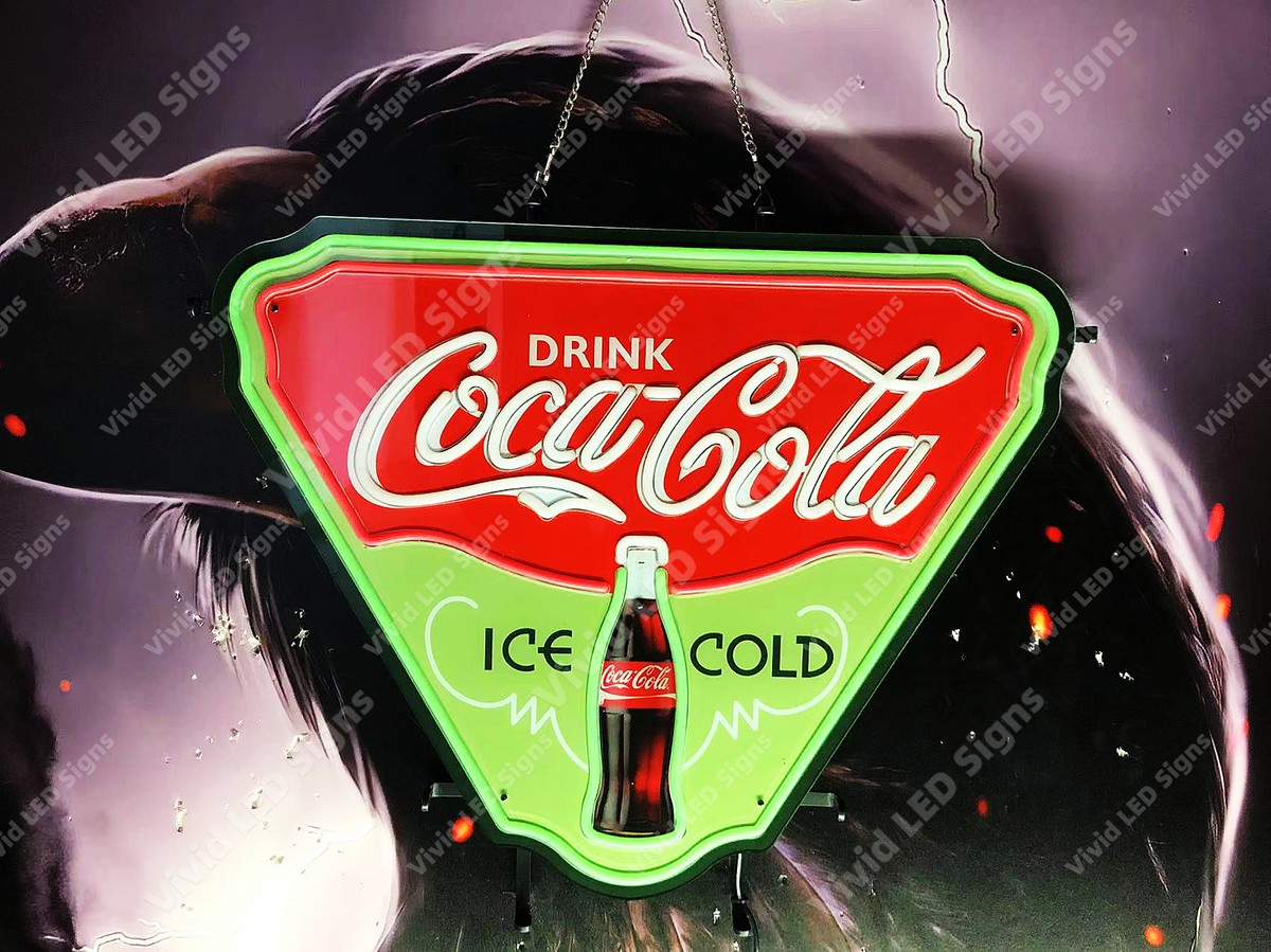 Coca-Cola アイスコールドサイン Amazon｜MeowPrint アイスコールドコカコーラ レトロ