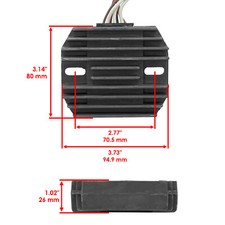 ItalyRacing Voltage Regulator / Alternator For Yamaha XV250 Virago, YX600 Radian – 3VD-81960-00