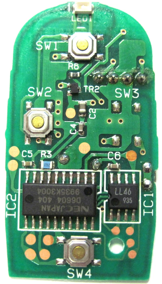 A269ZUA1O6 HONDA LLAVE MENOS CONTROL REMOTO 96-00 ACUERDO CÍVICO ENTRADA SIN LLAVE GRIS COCHE LLAVERO Foto 3 de 4