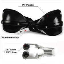 7/8" Motorcycle Hand Guards Universal For KLX KX DRZ CRF EXC Black Dirt Bikes