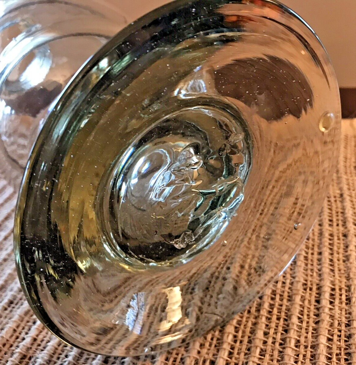 Hecho En Mexico Large Hand Blown Glass Vase 13