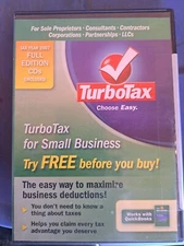 TurboTax Home & Business Tax Year 2007 Federal+State for Windows & Mac